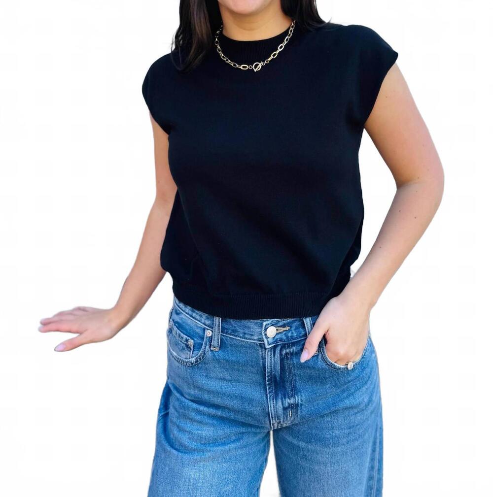 NEW PURE AMICI women's oversized sweater in black
